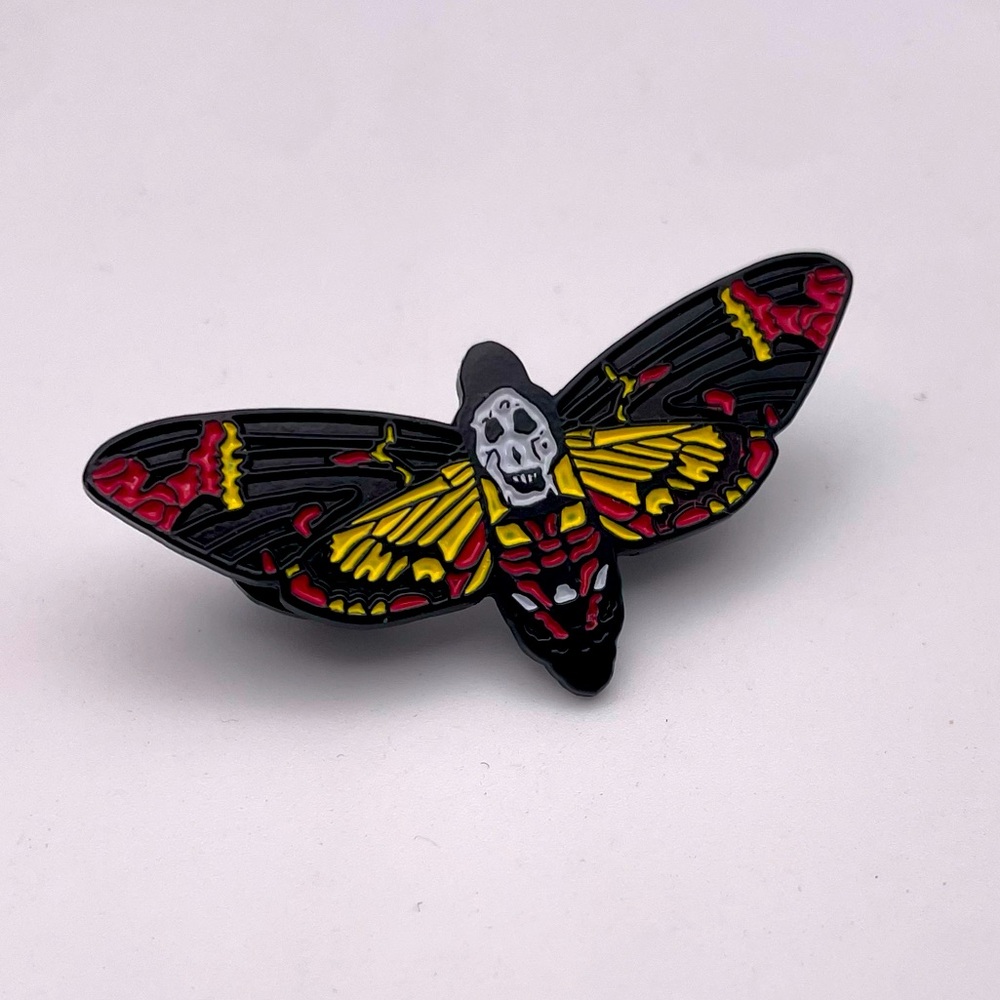 DEATH’S HEAD MOTH | Enamel Pin (Brand New!) 🖤